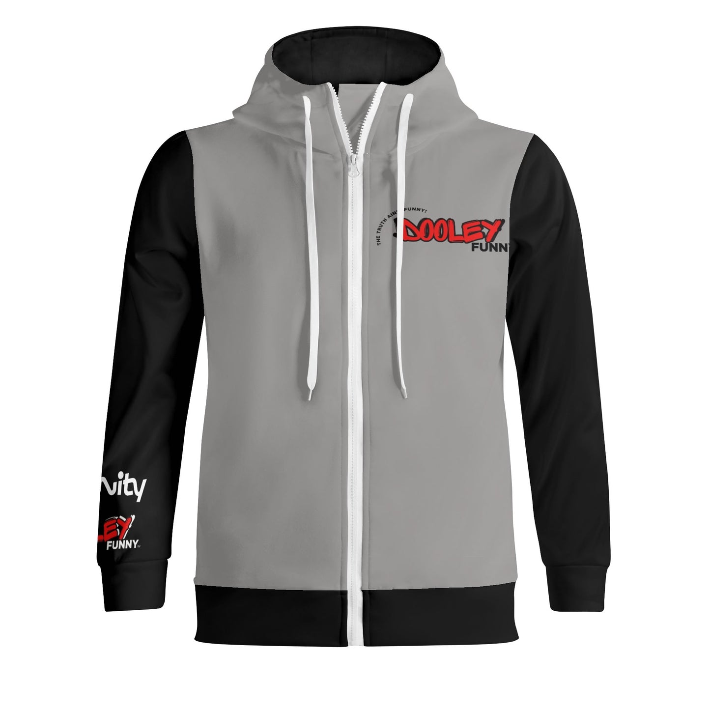 Adult Full Zip Turtleneck Hoodie Streetwear