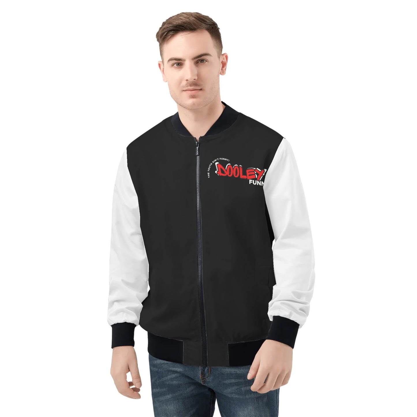 Mens Zip Bomber Jacket