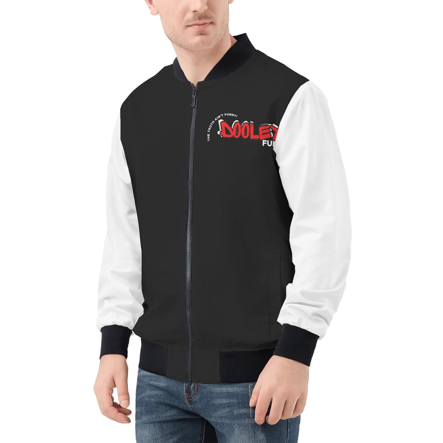 Mens Zip Bomber Jacket