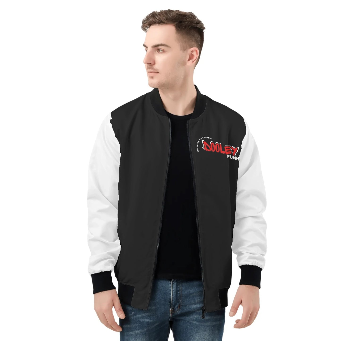 Mens Zip Bomber Jacket