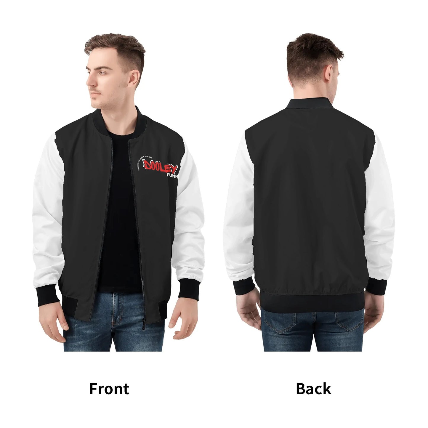 Mens Zip Bomber Jacket